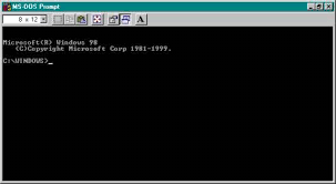 Dos prompt and drive name