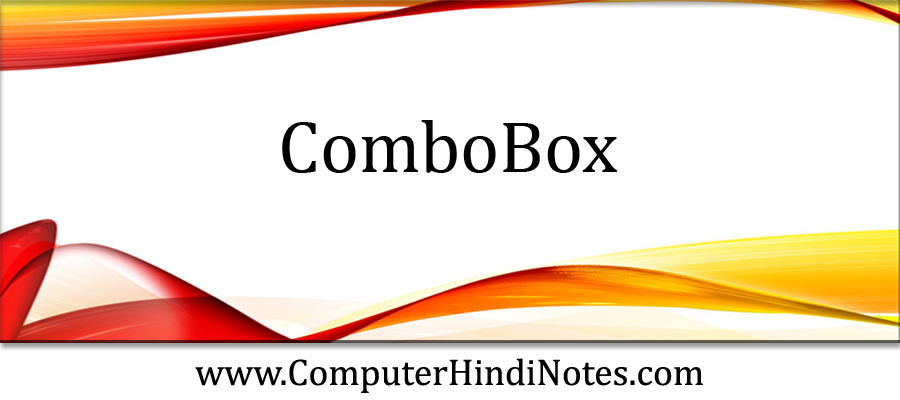 ComboBox in VB.Net