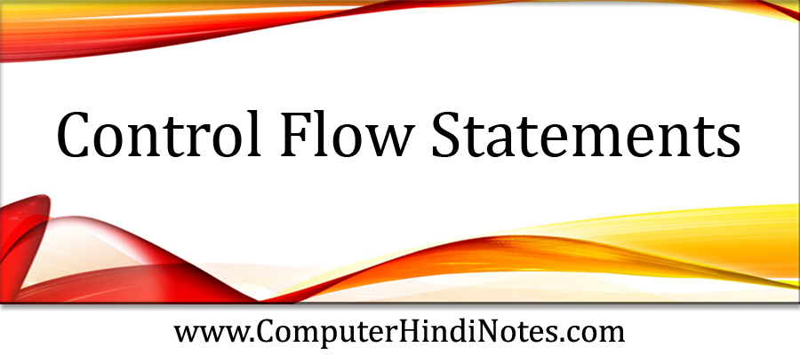 Control Flow Statements in VB.net