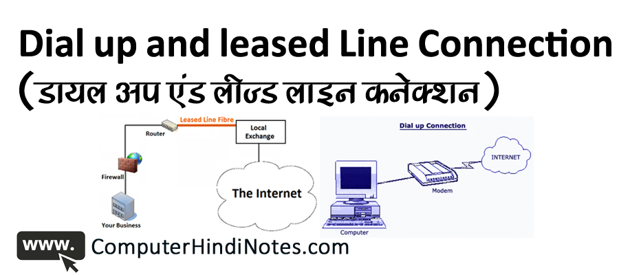 Difference between dial up and leased line connection