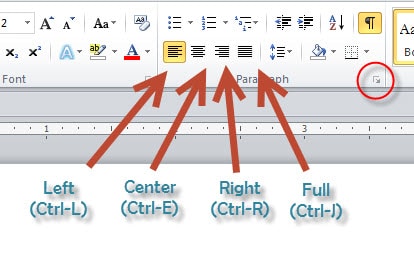 vertical alignment word for mac 2011