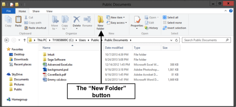 Files & Folders – Create, Copy, Rename, Moving & Delete