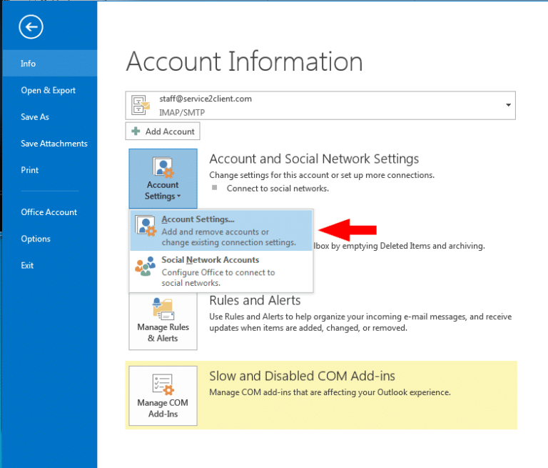 Outlook 2013 में इंटरनेट ईमेल खाता कैसे सेट करें | Computer Hindi Notes