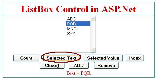 listbox control in asp.net