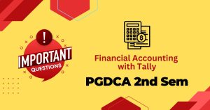 Financial Accounting Will Tally Important Questions